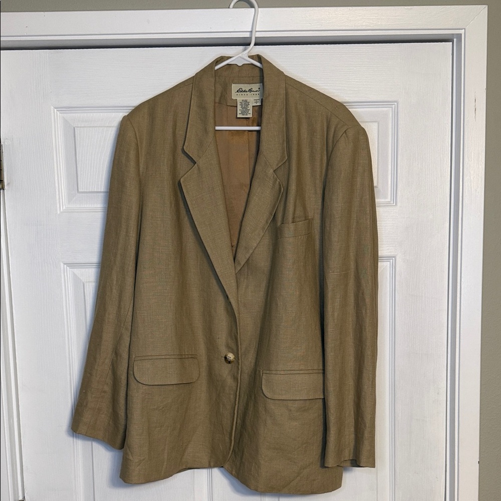 Eddie Bauer Women's Tan Blazer